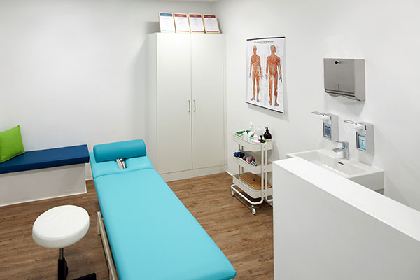 Behandlungsraum im ZFM - Zentrum für Mobilität in Wien