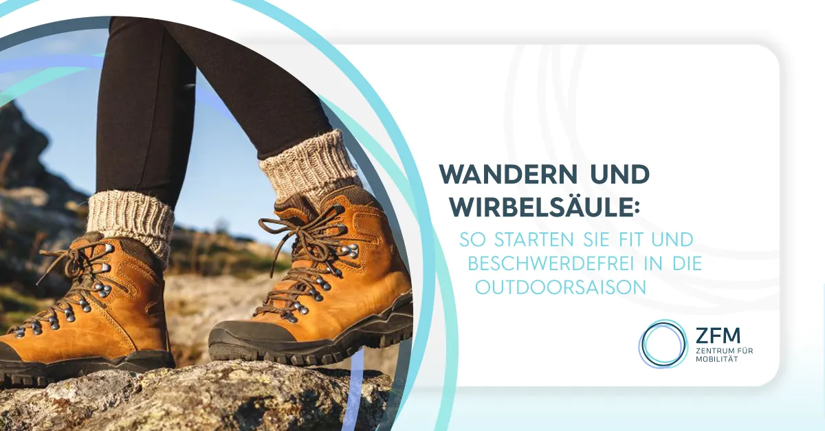 Wanderer auf einem felsigen Untergrund am Berg
