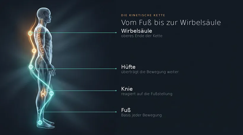Die Kinetische Kette - Vom Fuß bis zur Wirbelsäule